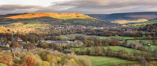 View over the Peak District