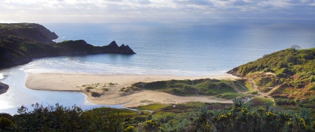 Three cliffs bay 