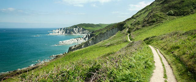 coastal path with sea views