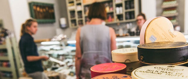 local produce in a deli