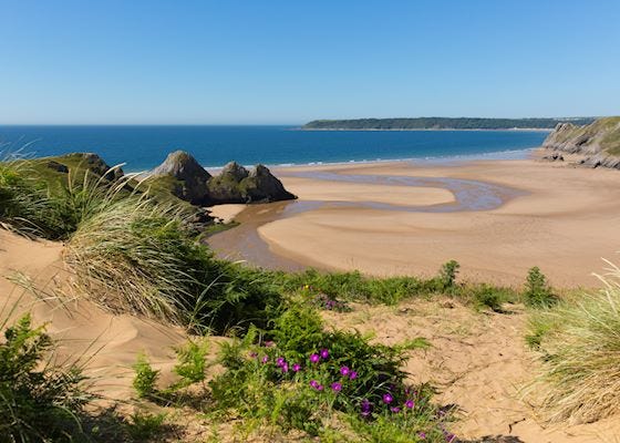 Three Cliffs Bay, Gower peninsula