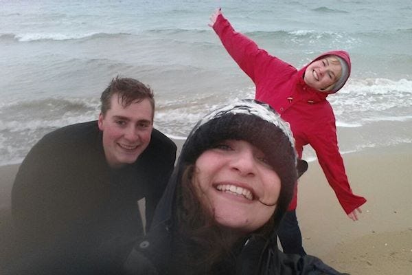 Selfie on the beach