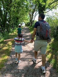 Walking to Branscombe beach