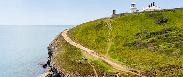 A coastal pathway