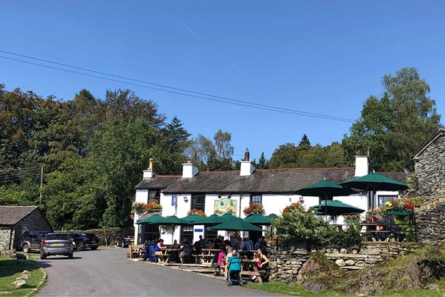 Britannia Inn Pub at Elterwater