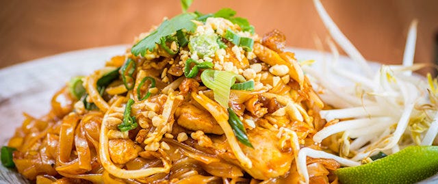 Pad thai from the Cottage inn 