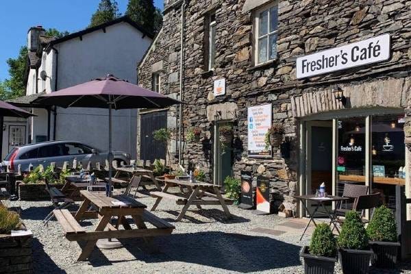 Fresher's Cafe in Ambleside