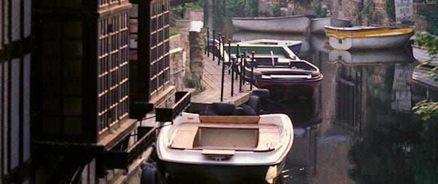 Boat on the river stour