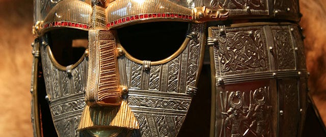 Sutton Hoo anglo saxon mask 