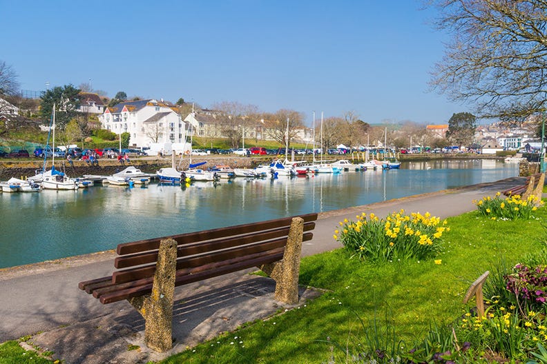 Looking over the river at Kingsbridge