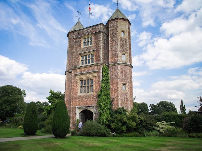 Sissinghurst garden tower