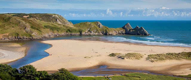 Three Cliffs Bay