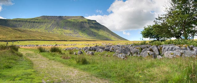 Path leading to the Three Peaks summits