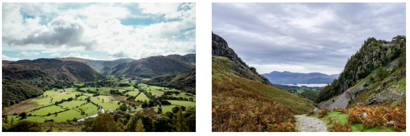 Borrowdale from Castle Crag Castle Crag