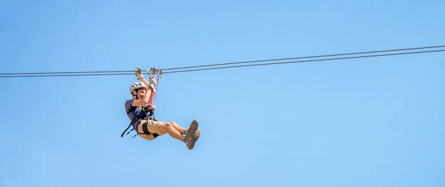 Zipline at Zipworld