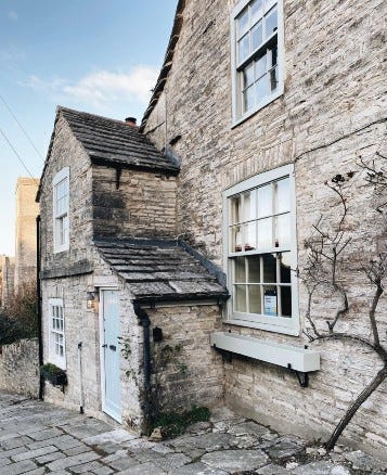 Exterior of Wyvern cottage