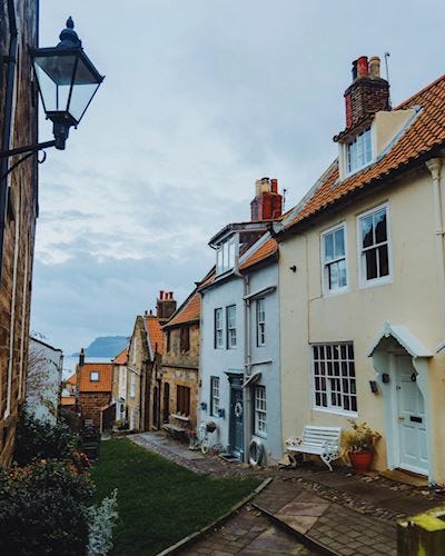 Small path running alongside the front of Peter's House and neighbouring properties