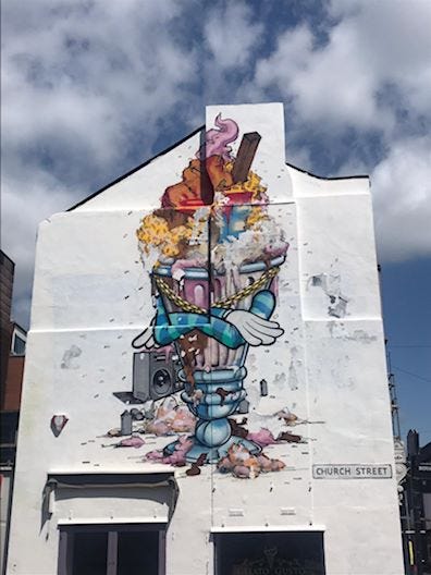 Mural in Brighton