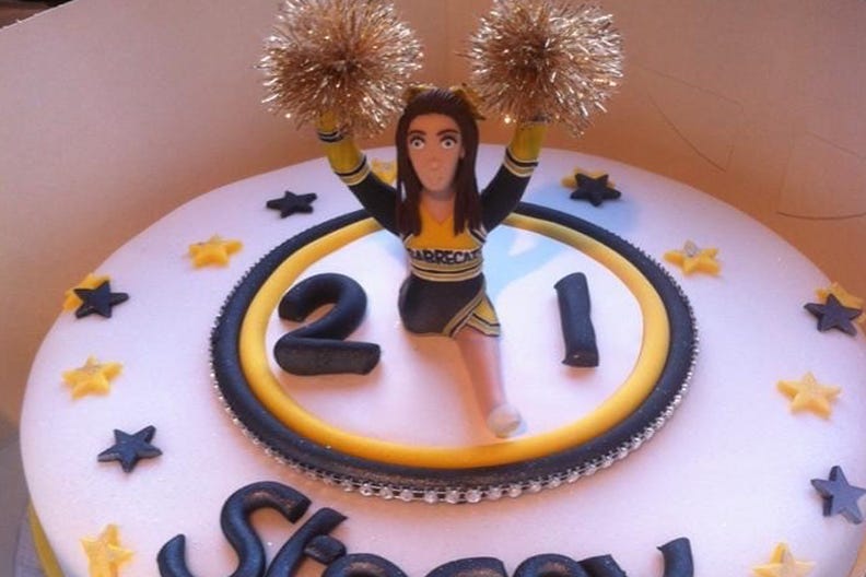 A personalised birthday cake