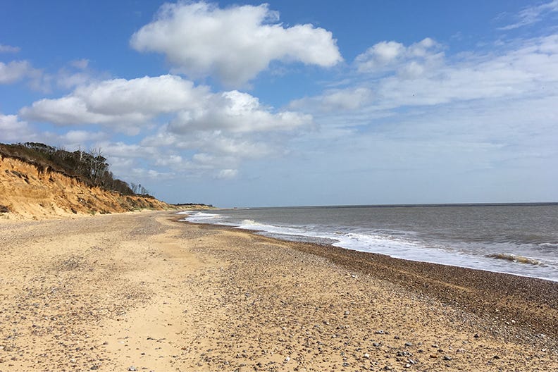 Covehithe beach