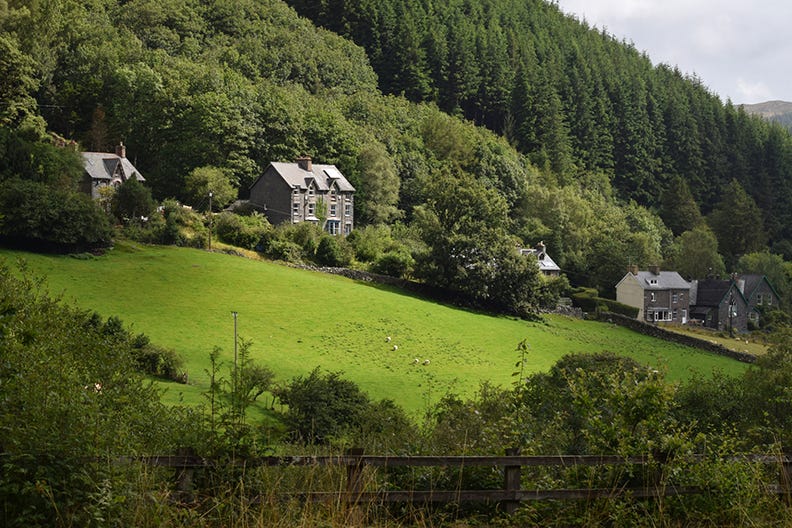 Corris village