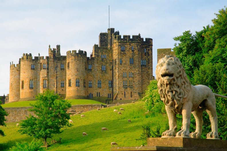 A view of Alnwick Castle