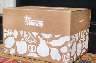 Cookaway box on doorstep