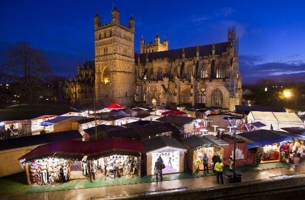 Christmas Market in Exeter