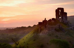 A ruined castle on a hill in Dorset that cries out to be explored