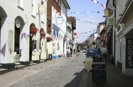 A historic Suffolk town filled with book shops and quaint cafes