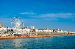 Brighton Beach and the Brighton Wheel