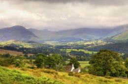 Landscape view of Cumbria