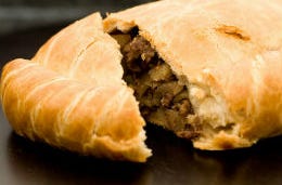 A classic Cornish pasty