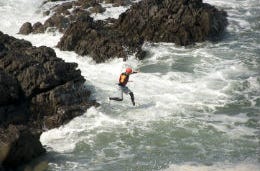 Enjoy all the thrills of Coasteering in Wales