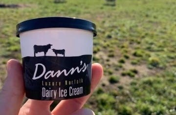 Dann's Ice Cream Tub