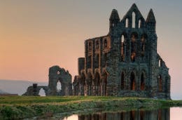 Whitby Abbey at dusk