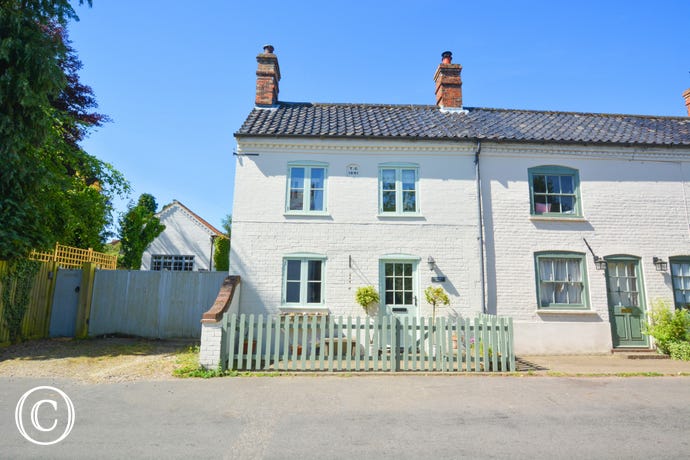 Exterior image of this charming end of terrace cottage