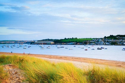 The view over Instow's sandy beach