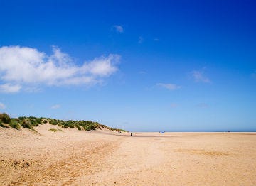 The beauty of Holkham beach lies in the space if offers to visitors