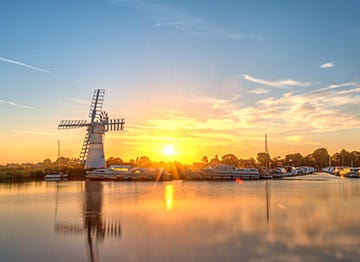 A Norfolk sunset