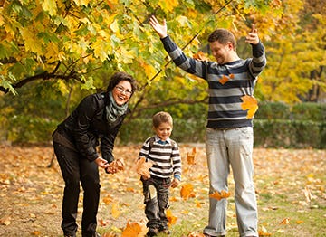 Enjoy playing in the leaves this Autumn during the October Half-Term